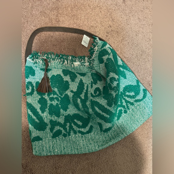 Free People Rug Bag Green - Picture 1 of 3